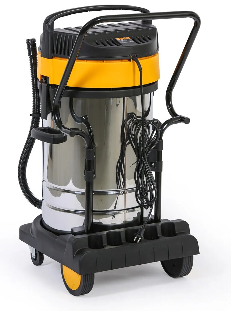 Priemyselný vysávač, suché/mokré sanie, 3000 W, 80 l