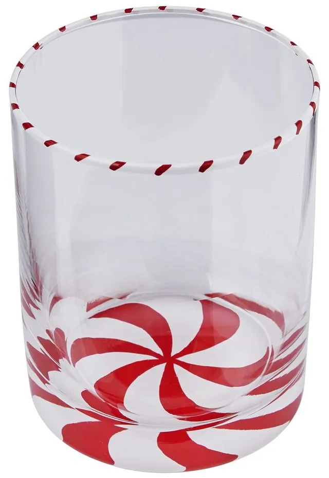 SWIRL Pohár 270 ml - červená/biela