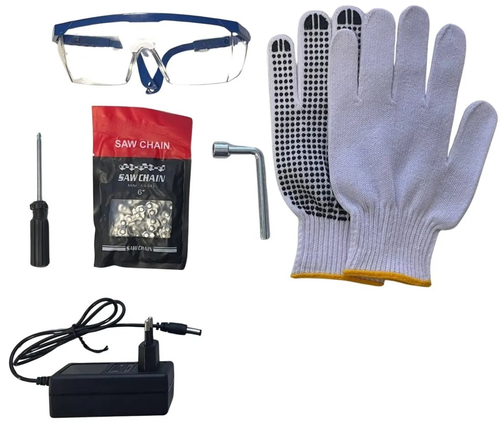 Gordon Akumulátorová ručná mini pílka GORDON G1098 + 2x reťaz + 2x batéria 21v 1500mAh