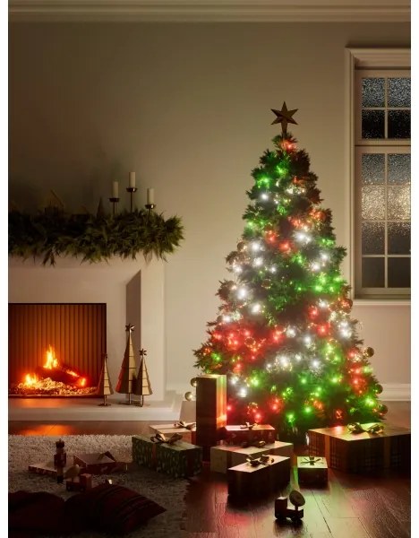 NanoleafN7102K02-25HSL-LEDRGBW Vianočná reťaz 300xLED 2x12m 2700-6500K Wi-Fi IP67