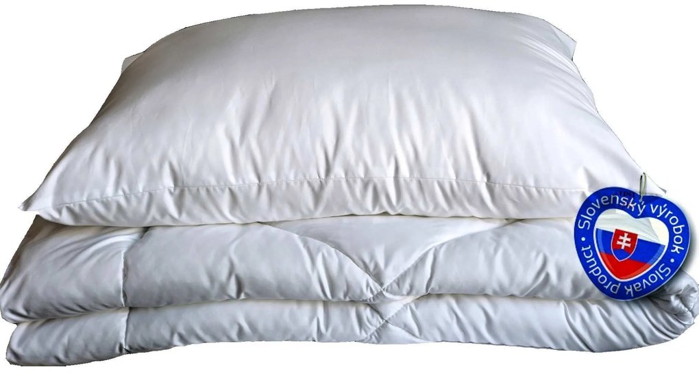 DeLuxe celoročná antialergická súprava 140x200cm Rozmer paplón-vankúš: 140x200 cm