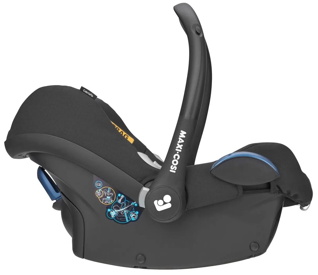 Autosedačka CabrioFix i-Size 0-13kg Essencial Black