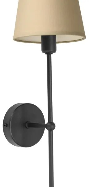 Nástenné svietidlo MADELA 1xE14/40W/230V béžová/čierna