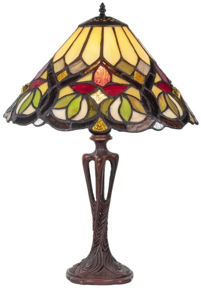 Tiffany lampa stolová BRIGHT 42*Ø25