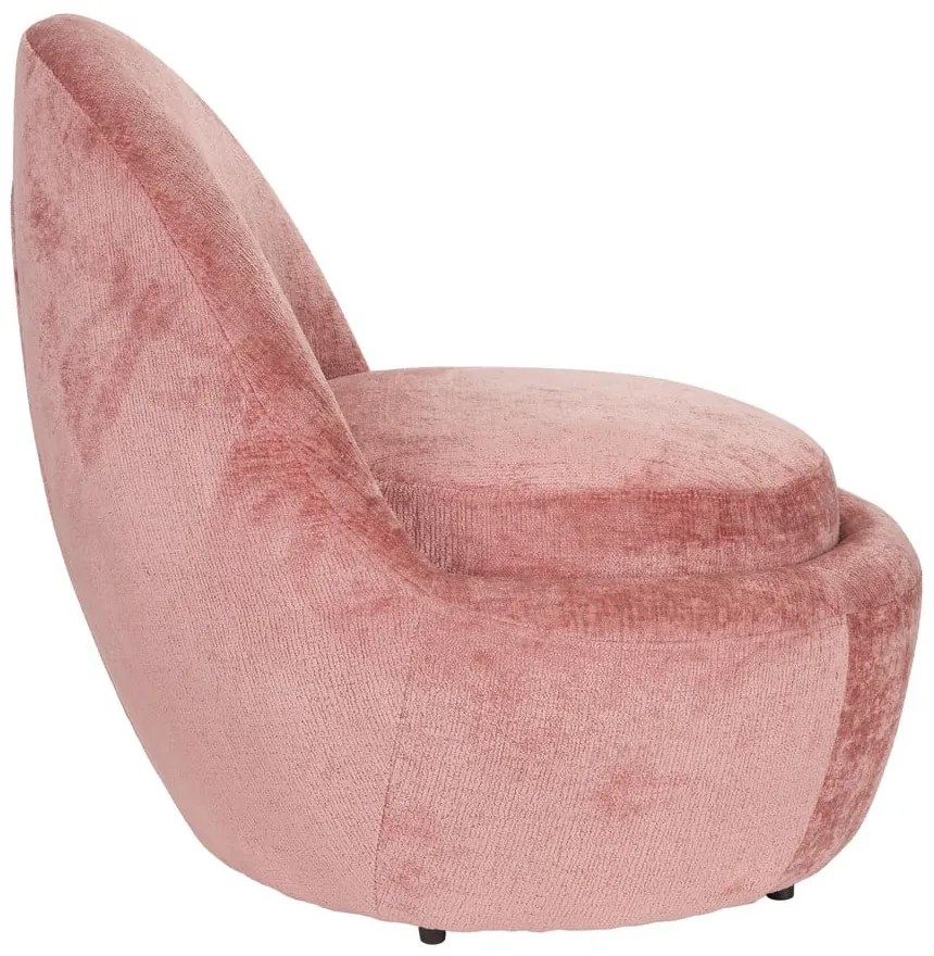 Ružové kreslo Nash – White Label