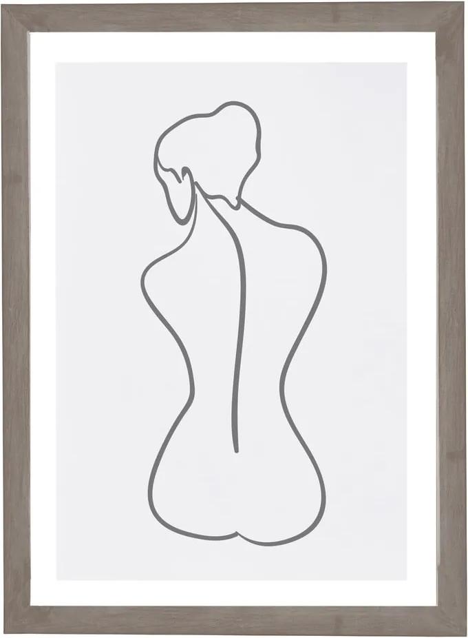 Nástenný obraz v ráme Surdic Woman Lines, 30 x 40 cm