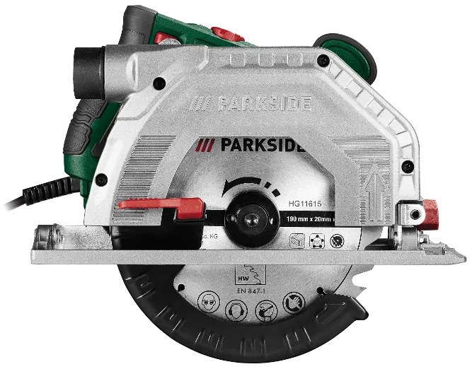 Parkside®  Ručná kotúčová píla Phks 1350 E4  (100391892)