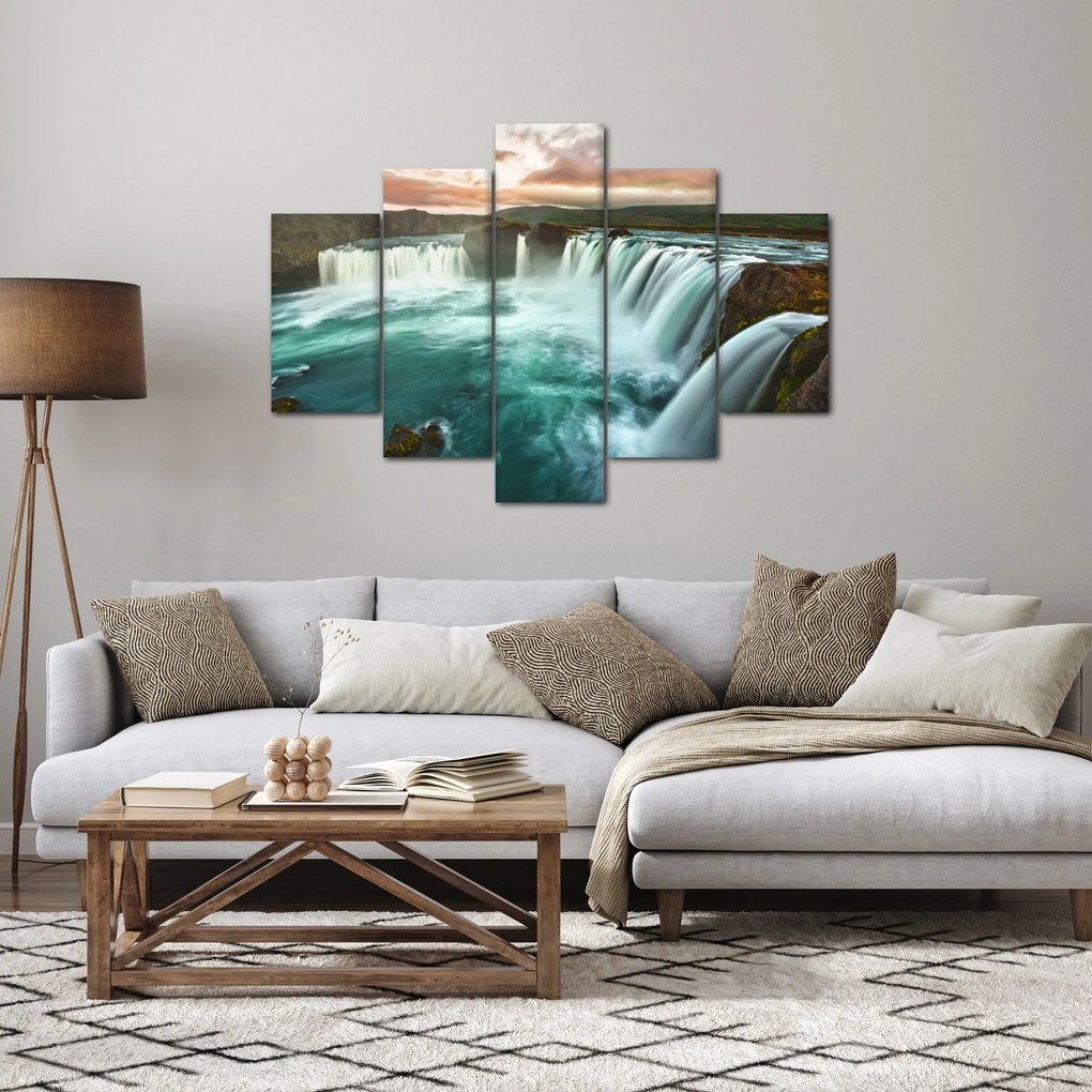 Obraz - Vodopády (150x105 cm)