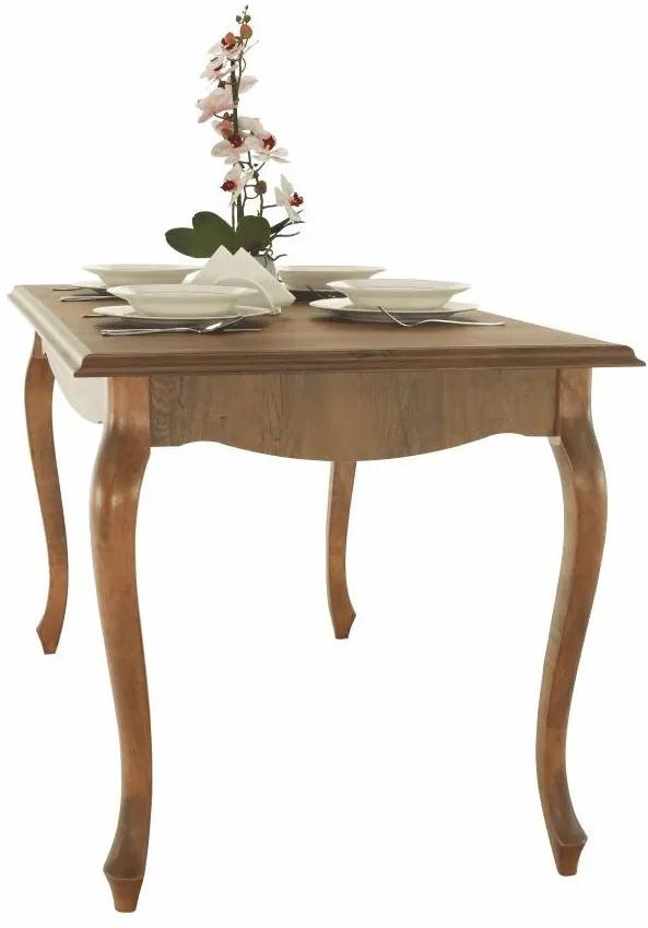 Tempo Kondela Jedálenský stôl DA19, dub lefkas, 146x76 cm, VILAR