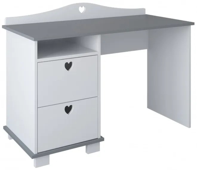 Písací stôl HEART - VIAC FARIEB