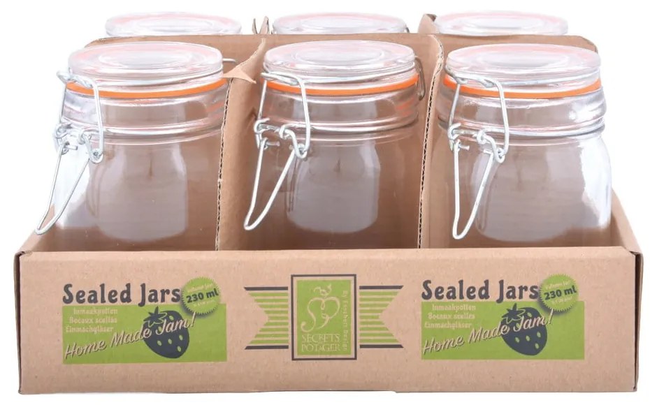 Zaváracie poháre v súprave 6 ks 230 ml – Esschert Design