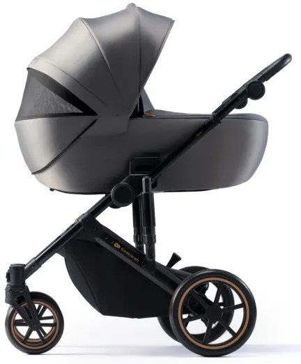 KINDERKRAFT SELECT - Kombinovaný kočík 3v1 PRIME 2 Premium Shadow grey