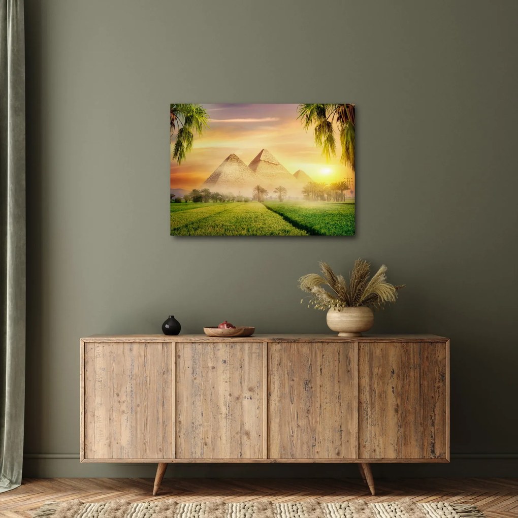 Obraz - Pyramídy (70x50 cm)