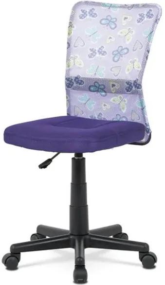 Sconto Detská stolička BAMBI fialová s motívom