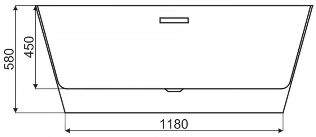 Rea Olimpia, voľnestojaca akrylátová vaňa 150x75 cm, biela, REA-W0634