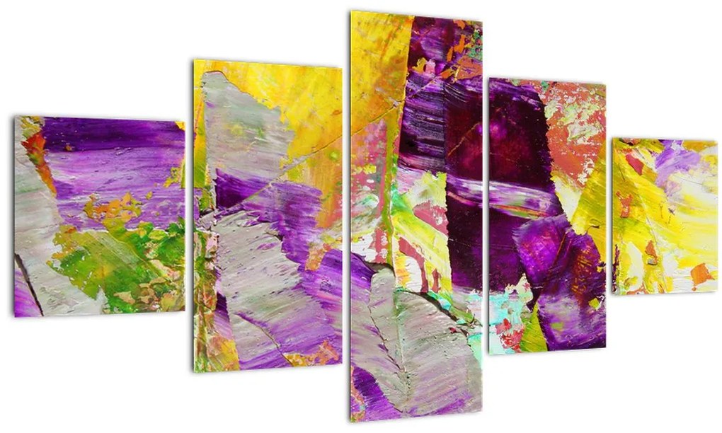 Obraz abstrakcie - maľba (125x70 cm), 40 ďalších rozmerov