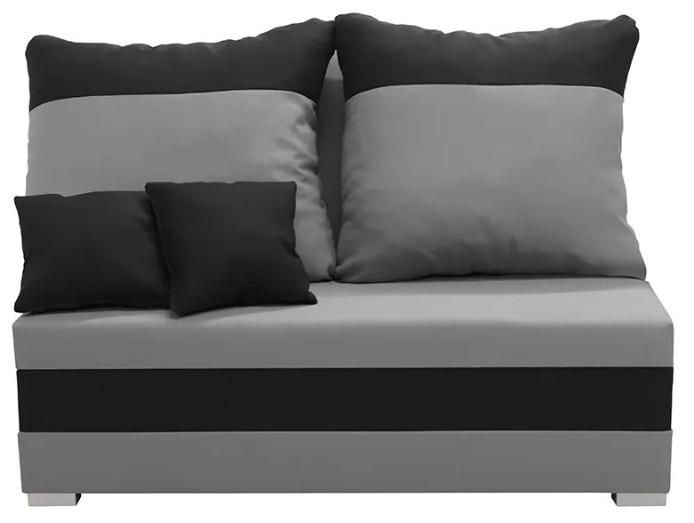 Dvojmiestna pohovka s funkciou spania GUSTO 2 Světle šedá/černá