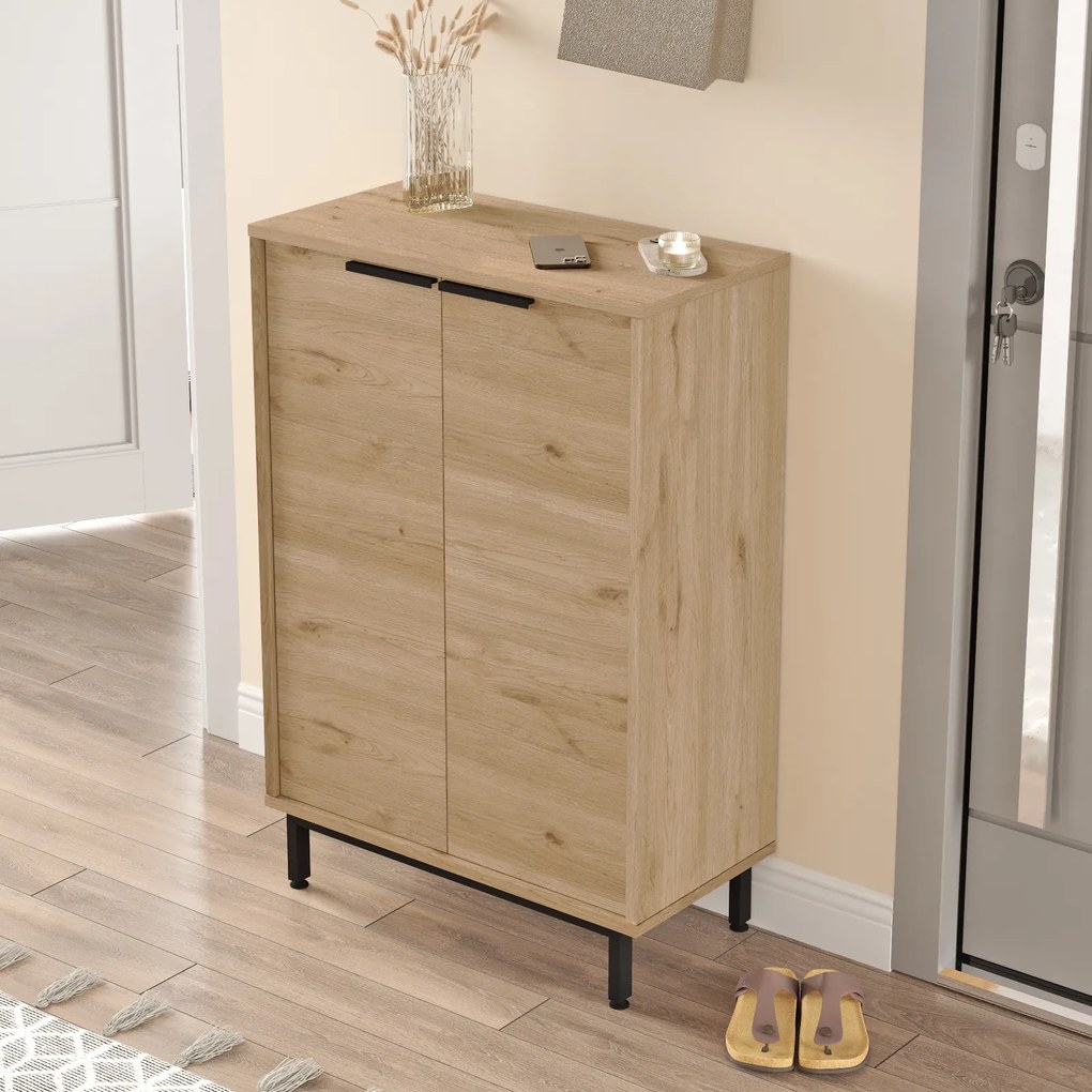 Botník Houseland Lerry dub Castello medový