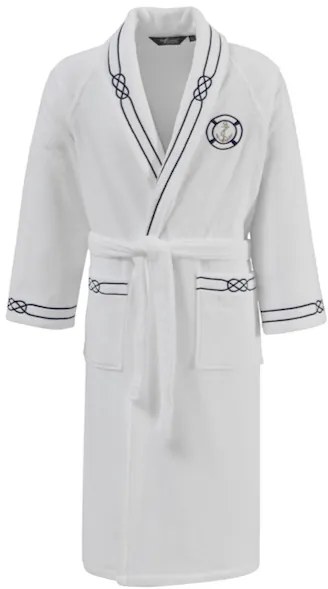 Soft Cotton Luxusný pánsky župan + uterák + papuče MARINE MAN v darčekovom balení