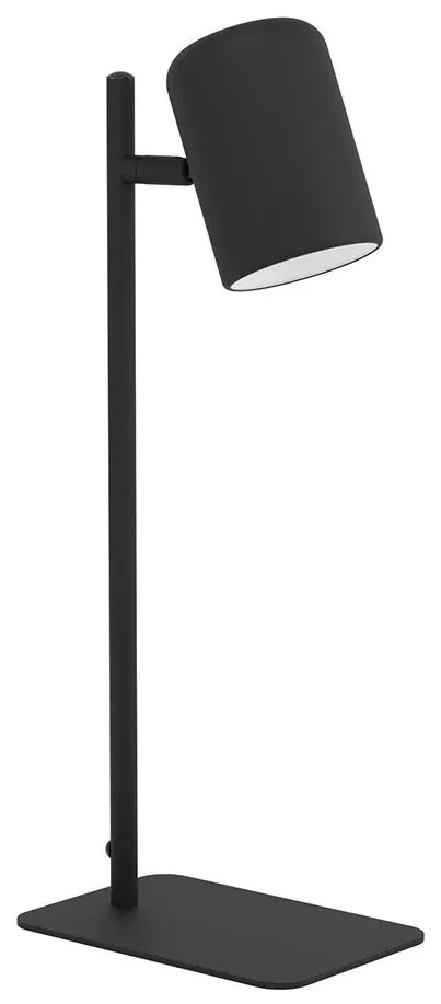 Eglo 98855 - LED Stolná lampa CEPPINO 1xGU10/4,5W/230V čierna 98855