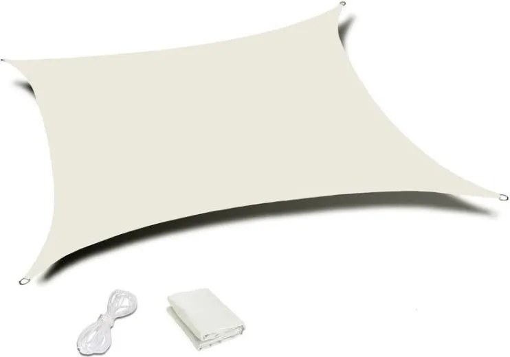 Bestent Záhradná slnečná clona 5x5m béžová 180g/m2