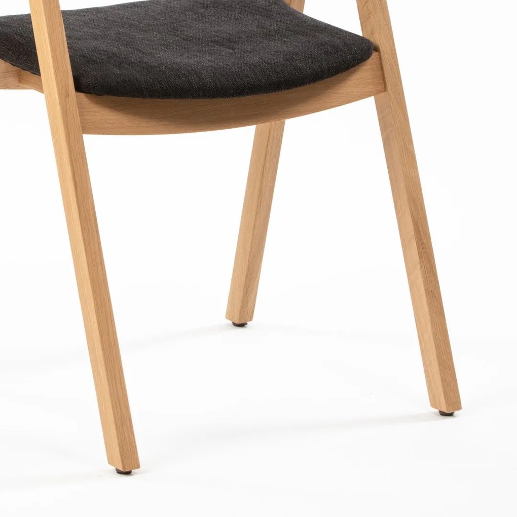 NELL FULL DREVENÁ STOLIČKA S ČALÚNENÍM oak