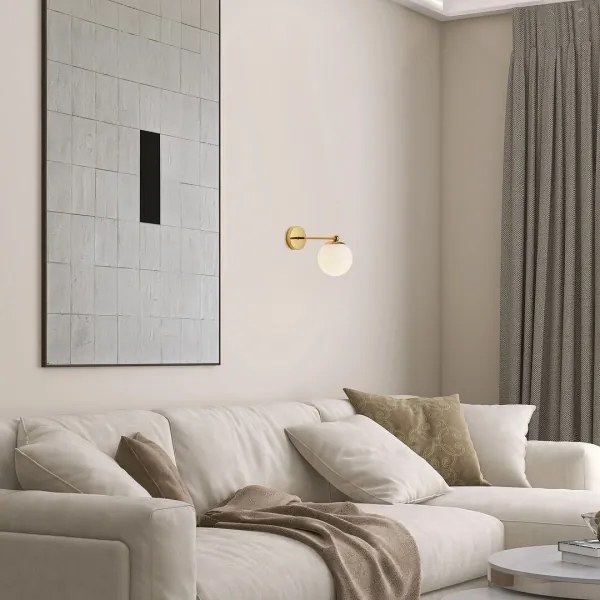 Rabalux 71081 - Nástenné svietidlo KIARA 1xE27/35W/230V zlatá