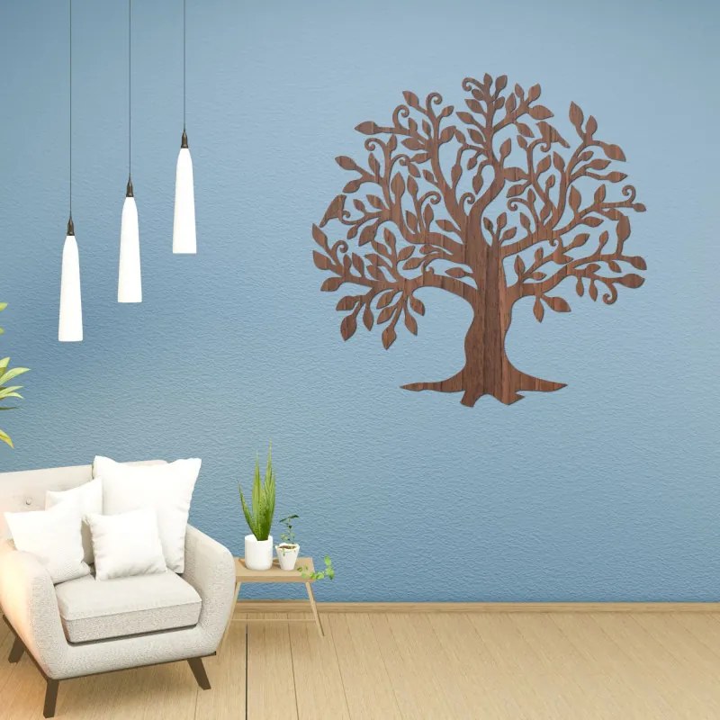 Drevený obraz Strom života - Moderný 3D obraz na stenu I SENTOP FB-HDF0206-KONARE