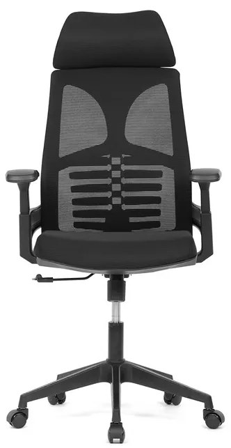 Autronic BONTEC Kancelárska stolička, hojdací mechanizmus, čierna sieťovina, KA-S247 BK Farba: Biela