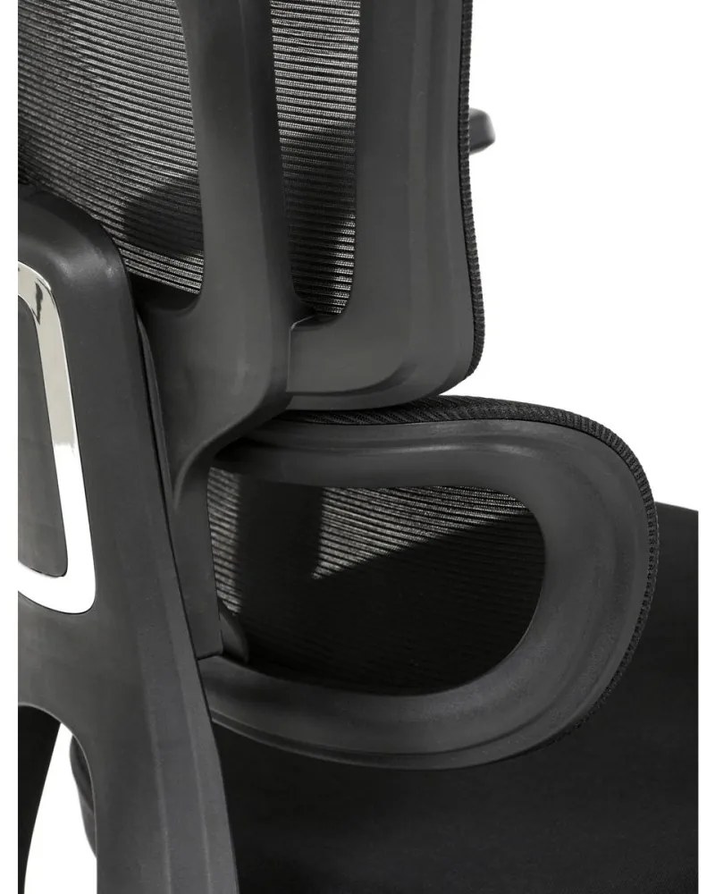 Kancelárska ergonomická stolička MARIA — látka, čierna