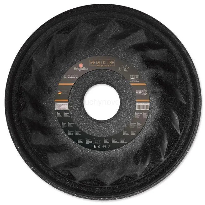 BERLINGERHAUS Forma na bábovku s mramorovým povrchom Carbon Pro, 25 cm