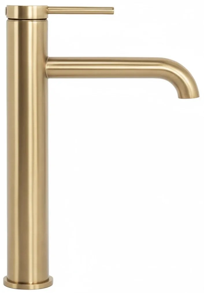 Rea Spot, vysoká umývadlová batéria, zlatá matná, REA-B9632