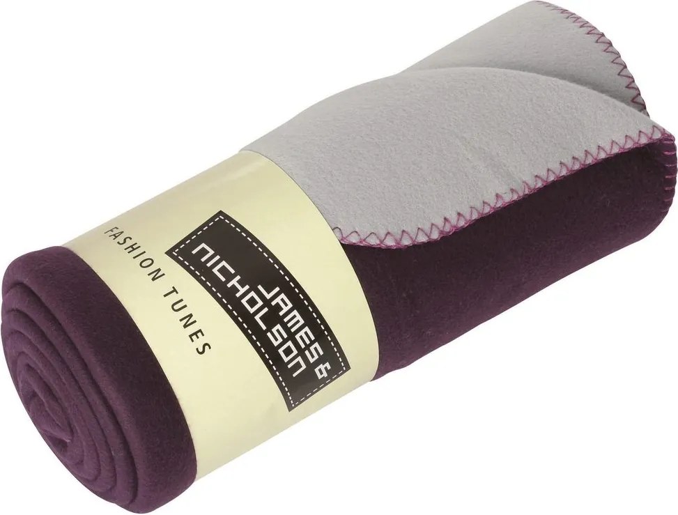 Daiber Fleece deka 150x170 cm JN952 - Čierna / strieborná | 150 x 170 cm