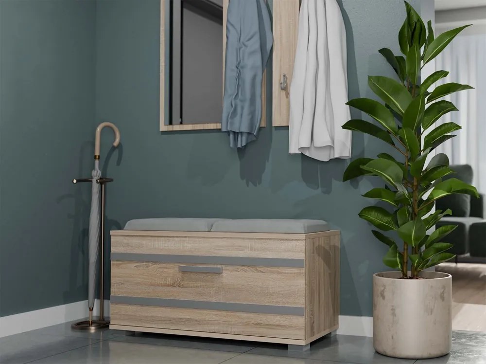 Botník (skrinka na topánky) Oasis 1 (dub sonoma). Akcia -20%. Vlastná spoľahlivá doprava až k Vám domov. 1132597