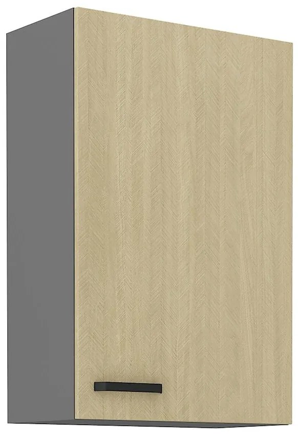 Kuchynská skrinka SCANDI jedľa/antracitová 60g-90 1f