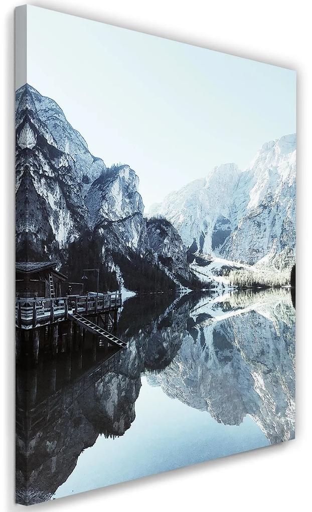 Gario Obraz na plátne Chata na jazere - Dmitry Belov Rozmery: 40 x 60 cm