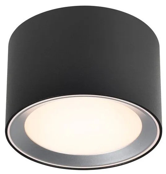 Nordlux Čierne prisadené kúpeľňové LED svietidlo Landon 8 6,5W 2110660103