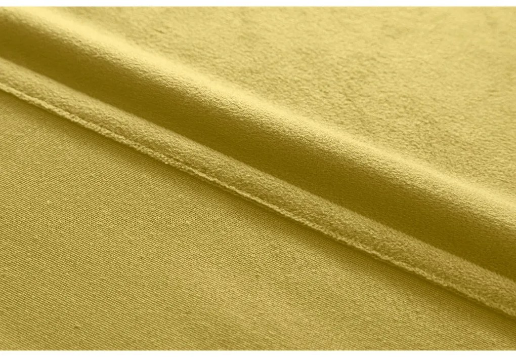 Zatemňovacia záclona VELVET 140x270 cm, horčicová Zavesenie: Riasiaca páska