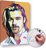 Maľovanie podľa čísel BRAD PITT