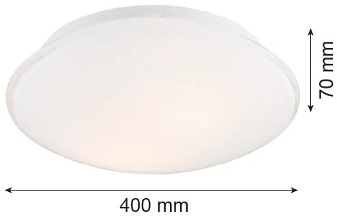 Argon 3224 - Stropné svietidlo GIN 3xE27/15W/230V biela