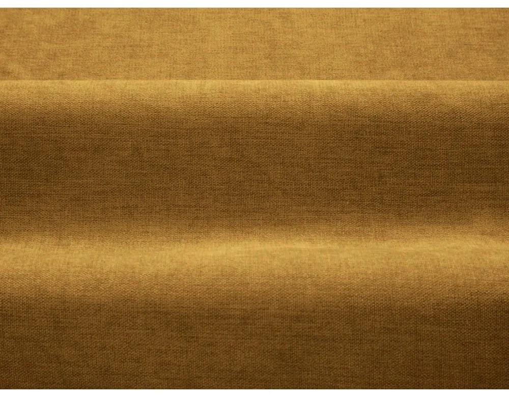 Čalúnená dvojlôžková posteľ s úložným priestorom s roštom 140x200 cm v horčicovej farbe Juno – Windsor & Co Sofas