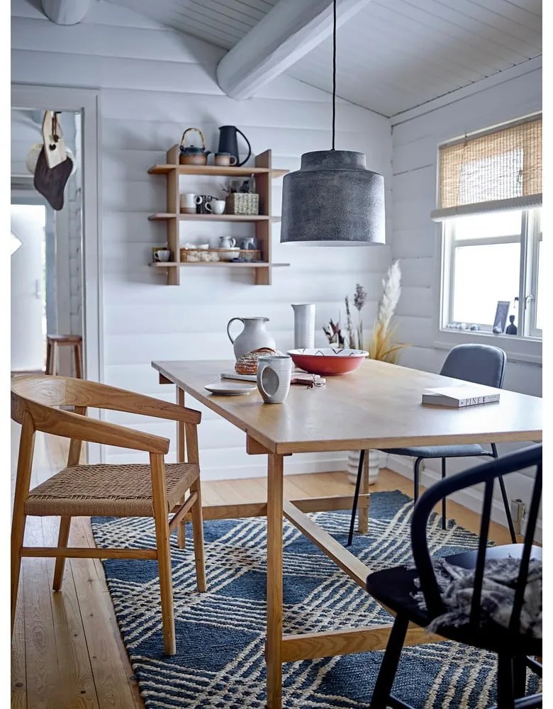 Antracitový jutový koberec 150x245 cm Cat – Bloomingville