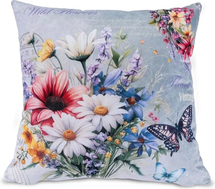 Sada 3 ks obliečok na vankúšiky SPRING FLOWERS 45 x 45 cm