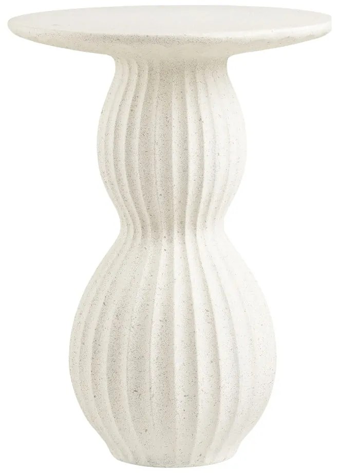 Kamenný okrúhly odkladací stolík ø 40 cm Newtown – House Nordic