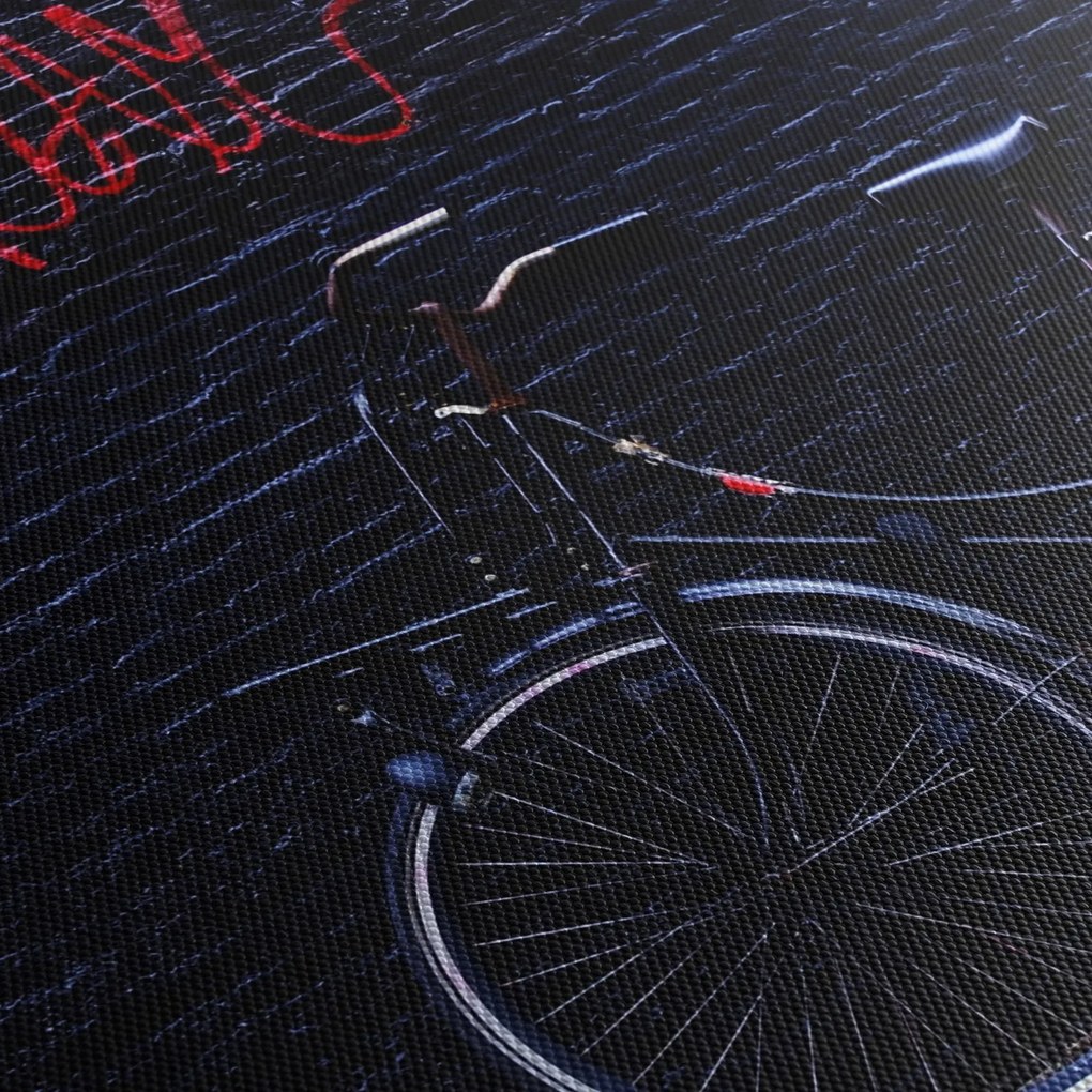 Obraz bicykla v Amsterdame (90x60 cm)
