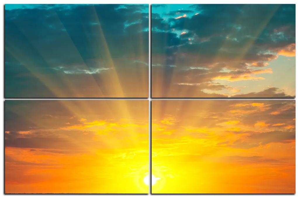 Obraz na plátne - Západ slnka 1200E (90x60 cm)