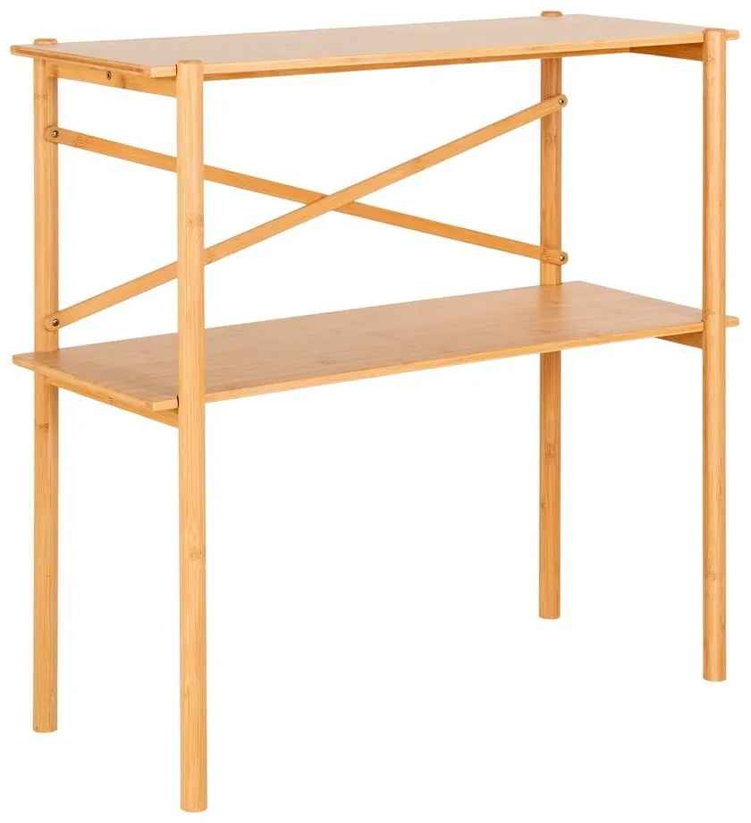 Bambusový konzolový stolík v prírodnej farbe 32x83 cm Manaus – House Nordic