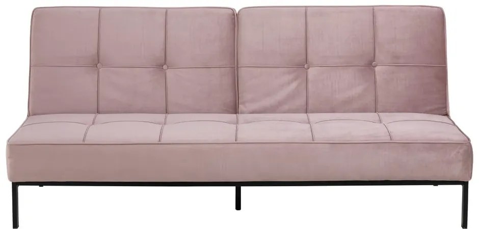 Ružová rozkladacia pohovka Actona Perugia