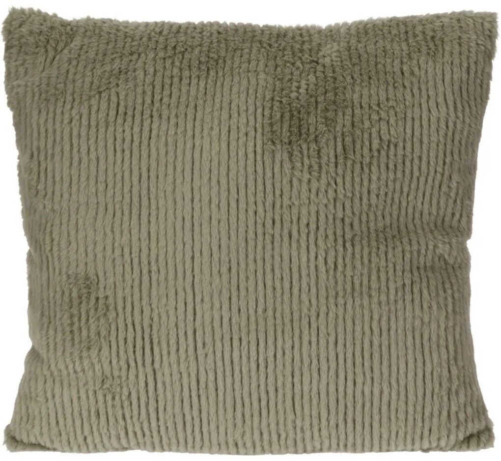 Vankúšik Stripy, sivozelená, 45 x 45 cm