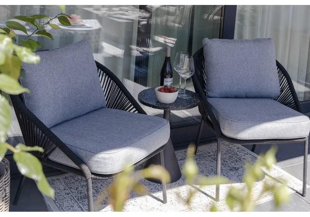 Čierne záhradné kreslo Bonami Selection North